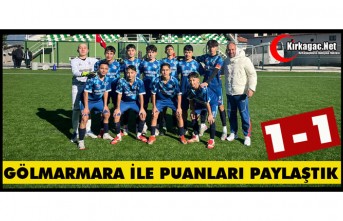GÖLMARMARA İLE PUANLARI PAYLAŞTIK 1-1