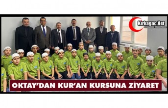 KAYMAKAM OKTAY’DAN KUR’AN KURSUNA ZİYARET