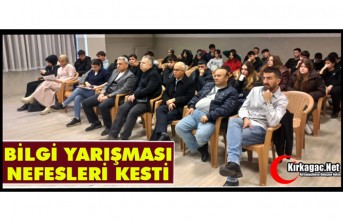 BİLGİ YARIŞMASI NEFESLERİ KESTİ