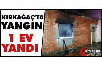 KIRKAĞAÇ’TA KORKUTAN YANGIN
