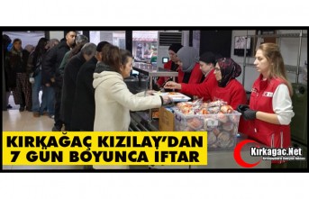 KIRKAĞAÇ KIZILAY’DAN 7 GÜN BOYUNCA İFTAR SOFRASI