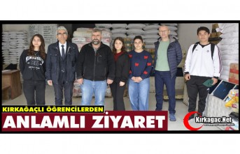 KIRKAĞAÇ’TA ÖĞRENCİLERDEN ANLAMLI ZİYARET
