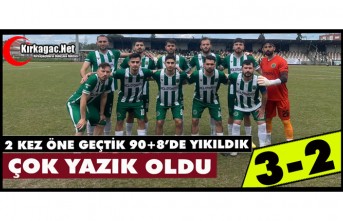 ÇOK YAZIK OLDU…2 KEZ ÖNE GEÇTİK 90+8’DE YIKILDIK...