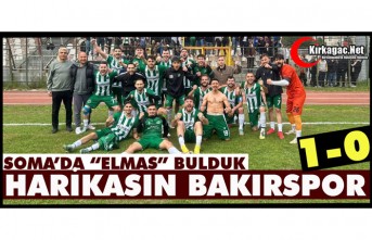 HARİKASIN BAKIRSPOR 1-0...SOMA’DA “ELMAS” BULDUK