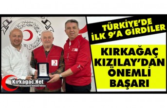KIRKAĞAÇ KIZILAY'DAN ÖNEMLİ BAŞARI..TÜRKİYE 9. SU OLDULAR