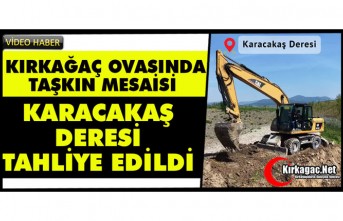 KIRKAĞAÇ OVASI’NDA TAŞKIN MESAİSİ