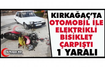 KIRKAĞAÇ'TA KAZA 1 YARALI