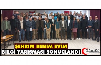 ŞEHRİM BENİM EVİM BİLGİ YARIŞMASI BÜYÜK HEYECANA SAHNE OLDU