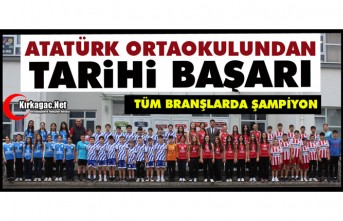 ATATÜRK ORTAOKULUNDAN TARİHİ BAŞARI