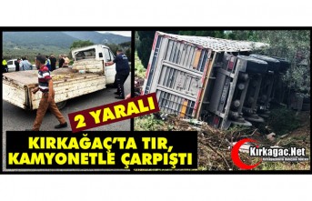 KIRKAĞAÇ'TA KAZA 2 YARALI..