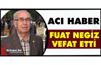 KIRKAĞAÇLI UNUTULMAZ KALECİ FUAT NEGİZ VEFAT ETTİ