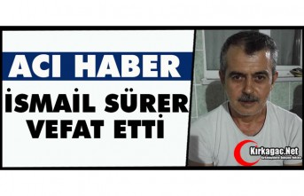 ACI HABER…İSMAİL SÜRER VEFAT ETTİ