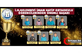 İ.H. GELENBEVİ İHO ÖĞRENCİLERİNDEN ÖNEMLİ...