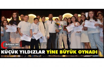 KIRKAĞAÇ'TA KÜÇÜK YILDIZLAR YİNE BÜYÜK OYNADI