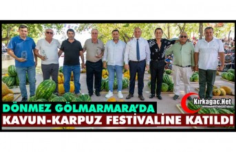 DÖNMEZ, KAVUN-KARPUZ FESTİVALİNE KATILDI