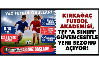 KIRKAĞAÇ FUTBOL AKADEMİSİ, TFF "A SINIFI" GÜVENCESİYLE YENİ SEZONU AÇIYOR!