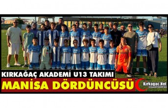 U-13 TAKIMIMIZ MANİSA DÖRDÜNCÜSÜ