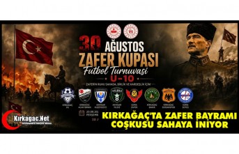 KIRKAĞAÇ'TA ZAFER BAYRAMI COŞKUSU SAHAYA İNİYOR: U-10 ZAFER KUPASI BAŞLIYOR!