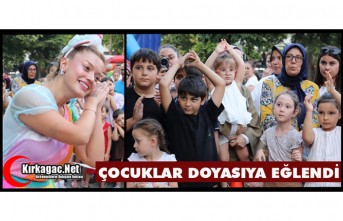 KIRKAĞAÇLI ÇOCUKLAR DOYASIYA EĞLENDİ