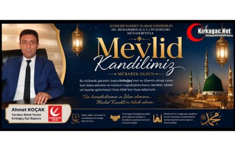 KOÇAK’TAN MEVLİD KANDİLİ MESAJI