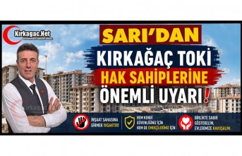 SARI'DAN TOKİ 2. KISIM İNŞAAT ALANI İÇİN CAN GÜVENLİĞİ ve GİRİŞ YASAĞI UYARISI