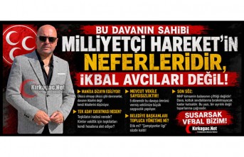 SONKAYA "BU DAVANIN SAHİBİ İKBAL AVCILARI DEĞİL ÜLKÜCÜ NEFERLERDİR"