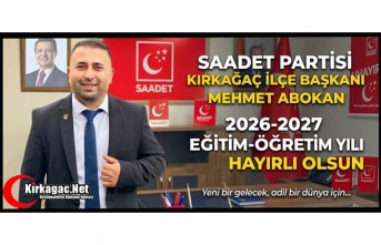 ABOKAN "YENİ EĞİTİM-ÖĞRETİM YILI HAYIRLI OLSUN"
