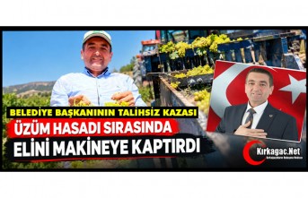 BELEDİYE BAŞKANININ TALİHSİZ KAZASI
