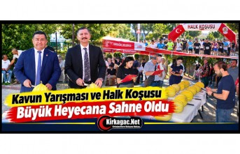 KAVUN YARIŞMASI ve HALK KOŞUSU BÜYÜK HEYECANA SAHNE OLDU(VİDEO)