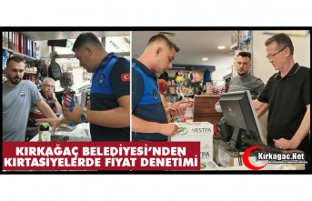 KIRKAĞAÇ BELEDİYESİNDEN KIRTASİYELERDE FİYAT DENETİMİ