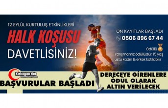 KIRKAĞAÇ’TA GELENEKSEL HALK KOŞUSU İÇİN BAŞVURULAR...
