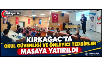 KIRKAĞAÇ’TA OKUL GÜVENLİĞİ VE ÖNLEYİCİ...