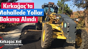 4 MAHALLEDE YOLLAR BAKIMA ALINDI