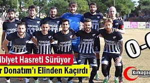 ACAR DONATIM'I ELİNDEN KAÇIRDI 0-0