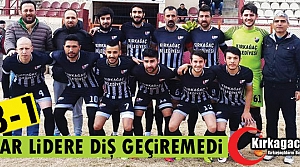 ACAR LİDERE DİŞ GEÇİREMEDİ 3-1