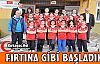 ACARİDMAN VOLEYBOL TAKIMI FIRTINA GİBİ BAŞLADI