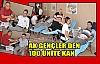 AK GENÇLER'DEN 100 ÜNİTE KAN