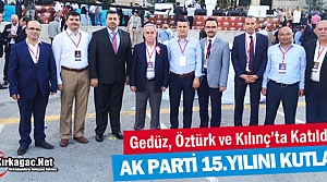 AK PARTİ 15.YILINI KUTLADI