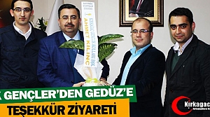 AK GENÇLER'DEN GEDÜZ'E TEŞEKÜR ZİYARETİ