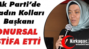 AK PARTİ'DE ONURSAL İSTİFA ETTİ