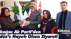 AK PARTİ'DEN GEDÜZ'E ZİYARET