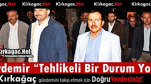 AK PARTİLİ AYDEMİR “HERHANGİ TEHLİKELİ BİR DURUM YOK”( VİDEO)