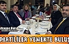 AK PARTİLİLER YEMEKTE BULUŞTU