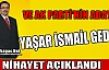 AK PARTİ'NİN ADAYI NİHAYET BELLİ OLDU