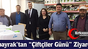 ALBAYRAK’TAN ÖZARI’YA “ÇİFTÇİLER GÜNÜ” ZİYARETİ
