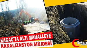 ALTI MAHALLEYE KANALİZASYON MÜJDESİ