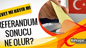 ANKET...REFERANDUM DA EVET Mİ HAYIR MI DİYECEKSİNİZ ?