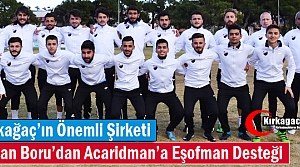 ARDAN BORU'DAN ACAR'A EŞOFMAN DESTEĞİ