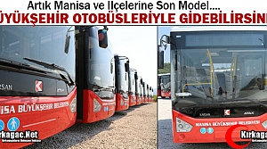 ARTIK BÜYÜKŞEHİR OTOBÜSLERİYLE SEYAHAT EDEBİLİRSİNİZ