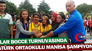 ATATÜRK ORTAOKULU BOCCE’DE MANİSA ŞAMİYONU